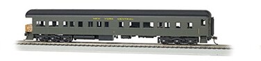 Bachmann Industries Nyc 9 Ho Scale 72 Heavyweight Observation Car with Lighted Interior