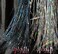 40 Hair Tinsel 200 Strands Two Sparkling Colors  Silver  Stellar Midnight Black