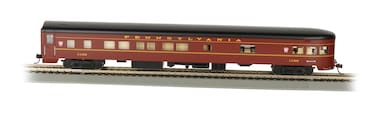 Bachmann Industries PRR SmoothSide Observation Car with Lighted Interior HO Scale 85