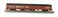 Bachmann Industries PRR SmoothSide Observation Car with Lighted Interior HO Scale 85