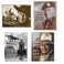 Bundle Retro Tin John Wayne Sign Set  John Wayne Courage John Wayne Mans Gotta Do John Wayne American Legend and John Wayne Stagecoach