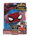 eKids Spiderman Kids Headband Headphones Volume Limiting Switch Thin Speakers  Comfortable Soft Cotton Headband Perfect for Childrens Earphones for School Home and Travel Standard Packaging