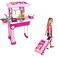 JOYSAE 2in1 Travel Suitcase and Kitchen Set for Kids Pretended Play Kitchen Toy Set with 25 Accessories includes Toy Pots Pans Dishes Utensils and Fake Foods Best Gift for Boys  Girls