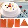 Cake Scraper Smoother Tool Set DaKuan 12 pcs Cake Smoothing Cutter Plate Tool Combo Cake Icing Scrapper Cake Edge Decorating Tool