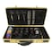 Hair Art Barber Case Black  Gold