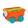 Battat  Building Blocks  Wagon  55Piece Block Set  Construction Playset For Kids Toddlers  Developmental Toy  18 Months   Locbloc Wagon