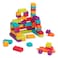 Battat  Building Blocks  Wagon  55Piece Block Set  Construction Playset For Kids Toddlers  Developmental Toy  18 Months   Locbloc Wagon