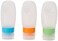 Go Travel Squeeze It Trio TSA Approved Travel Bottles Leakproof Travel Containers Silicone Travel Bottles for Toiletries and Other Essential Liquids and Gels Travel Essentials
