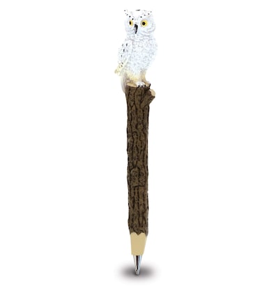 Planet Pens White Owl Novelty Pen  Cute Fun  Unique Kids  Adults Office Supplies Ballpoint Pen Forest Wild Bird Writing Pen Instrument For School and Office
