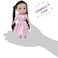 Liberty Imports 6 Pack Fashion Royal Princess Toddler Mini 6 Dolls Collection Girls Imaginary Pretend Play Pocket Playset