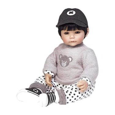 ADORA Toddler Time Babies 20 Premium Doll with Hand Painted Eyelashes and Face Fresh Baby Powder Scent and Removable Clothing Birthday Gift for Ages 6  Bubba Bear