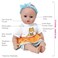 ADORA Playtime Frilly Fox 13 inch Baby Doll with Embroidered Fox Frill Dress Bow Headband and Bottle