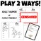 Laughcronyms Party Game for Adults or Families  Fast Funny Drawing and Quick Creative Thinking Game