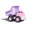 Green Toys Dump Truck PinkPurple FFP  Pretend Play Motor Skills Kids Toy Vehicle No BPA phthalates PVC Dishwasher Safe Recycled Plastic Made in USA