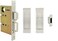 INOX FH27PD846015 Pocket LOCK Privacy Tt08 Thumb Turn and Trim Satin Nickel