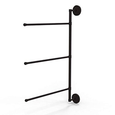 Allied Brass PR2731628 Prestige Regal Collection 3 Swing Arm 28 Inch Vertical Towel Bar 28 Oil Rubbed Bronze