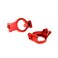 Atomik  Alloy Caster Block  Replacement Part for Traxxas XMaxx 7732 Hardened Billet 6061 Aluminum  Front Suspension Upgrade Part  Red