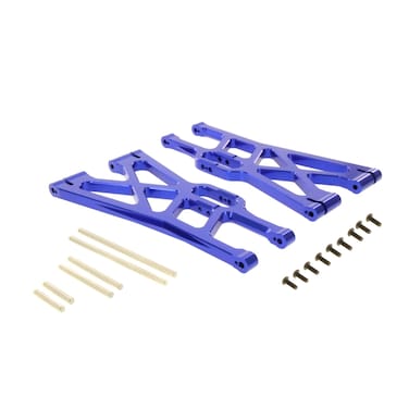 Atomik RC Alloy FrontRear Lower Arm Blue fits the Traxxas XMaxx  Replaces Traxxas Part 7730