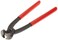 KNIPEX  10 99 i220 Tools  Ear Clamp Pliers Front and Side Jaws 1099i220 Red