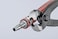 KNIPEX  10 99 i220 Tools  Ear Clamp Pliers Front and Side Jaws 1099i220 Red
