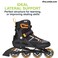 Rollerblade Macroblade 80 Mens Adult Fitness Inline Skate  BlackOrange  80 mm  82A Wheels with SG5 Bearings  Performance Skates  US Size 8 BlackOrange Size 8