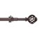 Achim Home Furnishings Oil Rubbed Bronze Buono II Decorative Rod and Finial Symmetry 28 up to 48 RDBSYM2806