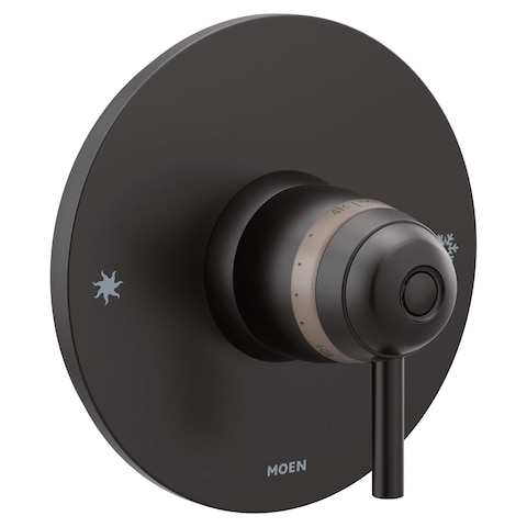 Moen TS33002BL Arris ExactTemp Thermostatic Trim Kit Valve Required Matte Black
