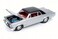 Auto World AW24007 1964 Pontiac GTO Silvermist Grey with Gloss Black Roof 124 Diecast Model Car