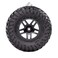 INJORA RC Wheel Set 4pcs RC Wheel Rim and RC Tires for 110 RC ShortCourse Car Slash VKAR 10SC AX4006