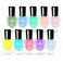 Abitzon NEW Nail Polish Set 10 Bottles  NonToxic EcoFriendly Easy Peel Off  Quick Dry Water Based Nail Polish