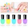 Abitzon NEW Nail Polish Set 10 Bottles  NonToxic EcoFriendly Easy Peel Off  Quick Dry Water Based Nail Polish