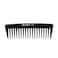 Pegasus 404 7in Hard Rubber Wide Tooth Tall Styling Comb Handmade Seamless Smooth Edges Anti Static Heat and Chemically Resistant Wet Hair Everyday Grooming Comb  Peines de goma dura  Black