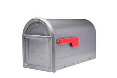 Architectural Mailboxes Mapleton Galvanized Steel Post Mount Mailbox Compatibility Code F 79002GRR10 Graphite Large Capacity