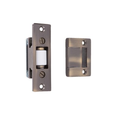 IDHBA idh by St Simons 12017003 Premium Quality Solid Heavy Duty Silent Roller Latch with Adjustable Square Strike Polished Brass