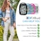 3DFitBud Simple Step Counter Walking 3D Pedometer with Clip and Lanyard A420S Black