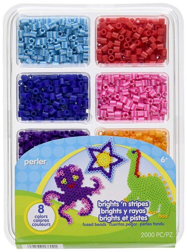 Perler Beads Warm Color Mini Beads Tray For Kids Crafts 8000 pcs