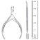 Cuticle Nipper with Cuticle Pusher Professional Grade Stainless Steel Cuticle Remover and Cutter  Durable Manicure and Pedicure Tool  Beauty Tool Perfect for Fingernails and Toenails Silver