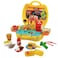 PlayGo Childrens Dough Carry Cinema Snack Bar Set  Kids Play Dough Playset  Clay Dough Toy Tool Set  Carry Snack Bar Pretend Play Toy Kit  Portable Molds Case  945 x 39 x 89 inches 8800