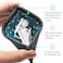 UT Wire Pocket Snap  Store Earphone Case Pouch Black