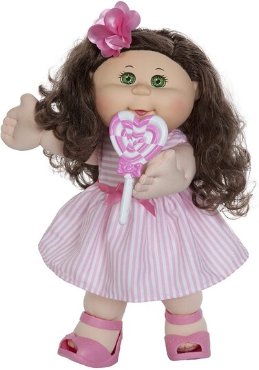 Cabbage Patch Kids 14 Kids  Brunette HairGreen Eye Girl Doll