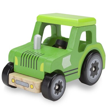Wooden Wheels Natural Beech Wood Tractor by Imagination Generation