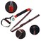 Pull Up Assist Band Premium Powerlifting Stretch Resistance Bands Portable Fitness Resistance Band to Improve Arm Shoulders and Chest Strength Easy to UseBlack