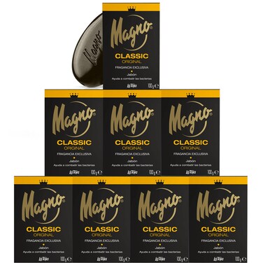 Magno Soap 35 oz La Toja Magno Classic Black 8 pack