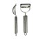 MONBLA 2 in 1 Julienne Vegetable Peeler Stainless Steel Fruit Peeler Set for Orange ApplePotato Peeler