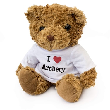 I Love Archery  Teddy Bear  Cute Soft Cuddly  Gift Present Birthday Xmas