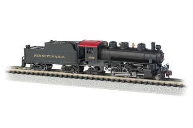 Prairie 262 Steam Locomotive  Tender  PRR 2765  N Scale
