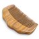 Exquisite Mini Size Natural Green Sandalwood Comb Handmade No Static Fine Tooth Pockets Hair Comb Without Handle STY3