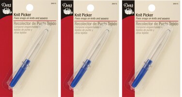 Dritz 26615 Latch Hook Tip Knit Picker 3Inch 3 Pack