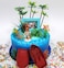 Moana Birthday Cake Topper Set with Moana Figure and Decorative Accessories Unique Design