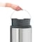 Brabantia 8 Gal Kitchen Touch Trash Can New Matt Steel FPP Removable Lid SoftTouch Open Garbage Can  Bags